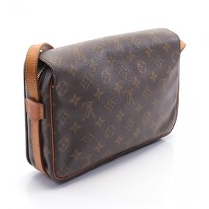 Louis Vuitton Saint germain 28 Monogram Shoulder Bag Leather Brown